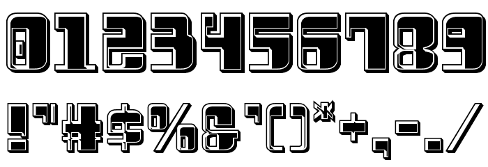 Drosselmeyer Bevel Font OTHER CHARS