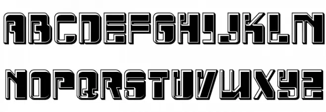 Drosselmeyer Bevel Font UPPERCASE