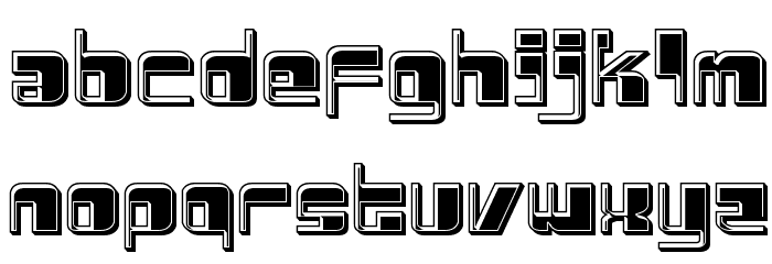 Drosselmeyer Bevel Font LOWERCASE