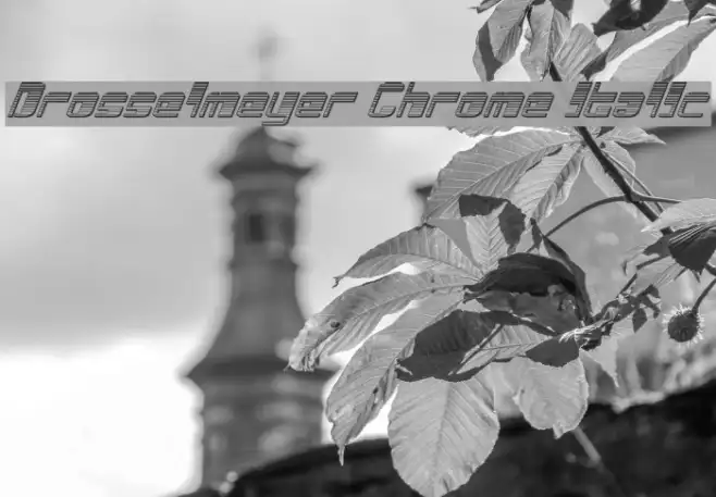 Drosselmeyer Chrome Italic Example 1