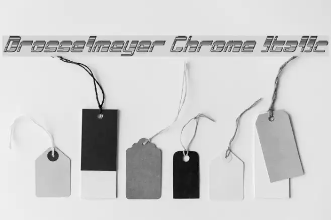 Drosselmeyer Chrome Italic Example 3
