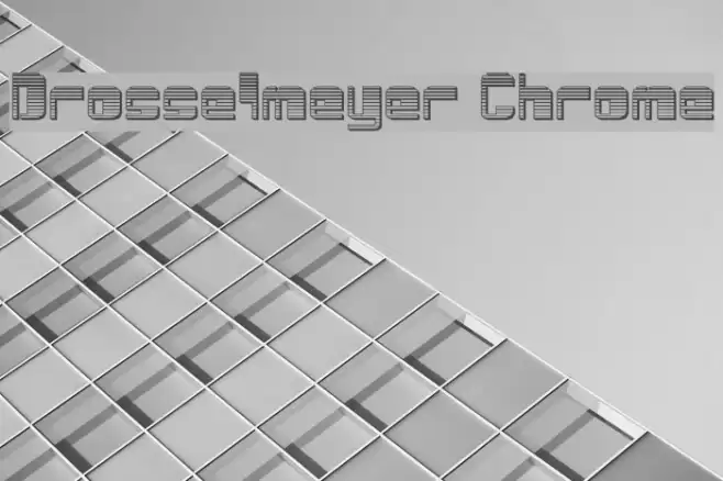 Drosselmeyer Chrome Font examples