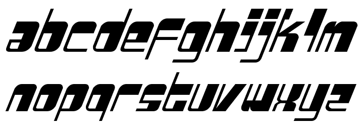 Drosselmeyer Condensed Italic Font LOWERCASE