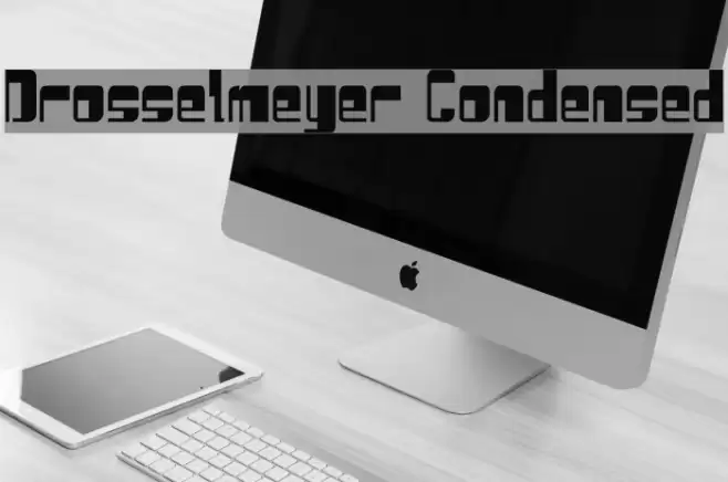 Drosselmeyer Condensed Font examples