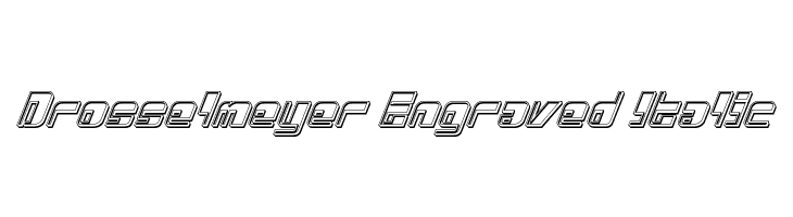 Drosselmeyer Engraved Italic Font