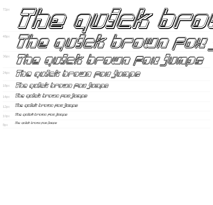 Drosselmeyer Engraved Italic Waterfall