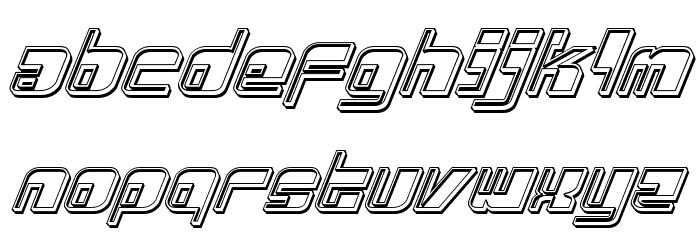 Drosselmeyer Engraved Italic Font LOWERCASE