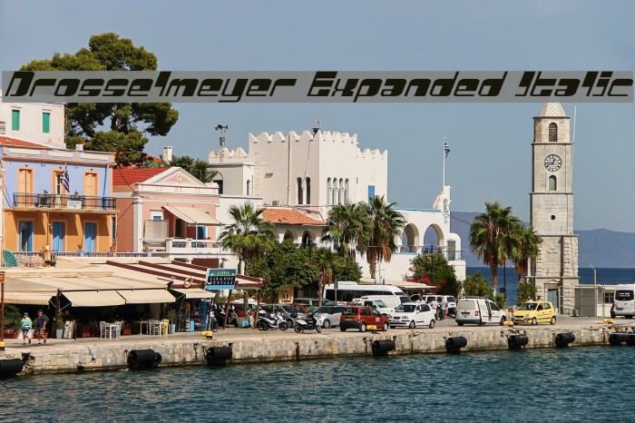 Drosselmeyer Expanded Italic Example 1