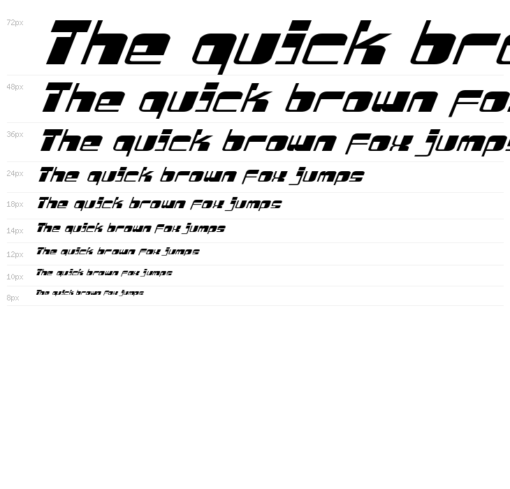 Drosselmeyer Expanded Italic Waterfall