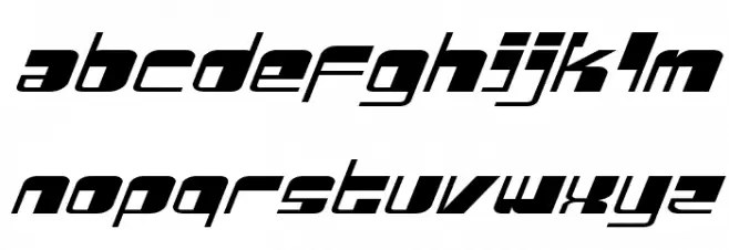 Drosselmeyer Expanded Italic फ़ॉन्ट लोअरकेस