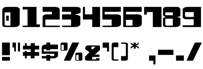 Drosselmeyer Expanded Font OTHER CHARS