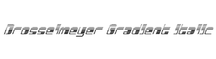 Drosselmeyer Gradient Italic  नि: शुल्क फ़ॉन्ट्स डाउनलोड