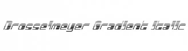 Drosselmeyer Gradient Italic  Frei Schriftart Herunterladen