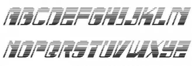Drosselmeyer Gradient Italic خط أحرف كبيرة