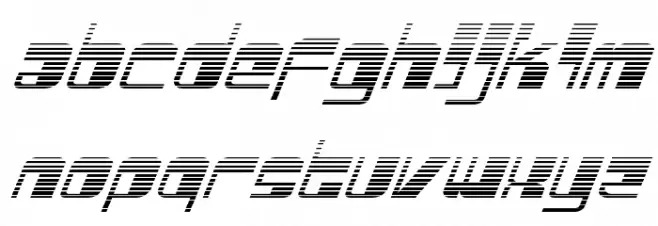 Drosselmeyer Gradient Italic Polices MINUSCULES