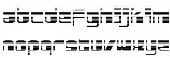 Drosselmeyer Gradient Schriftart Kleinbuchstaben