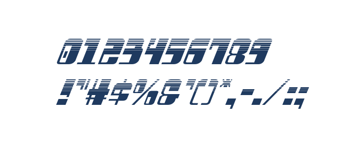 Drosselmeyer Halftone Italic Other Characters