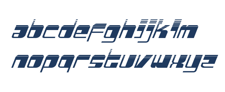 Drosselmeyer Halftone Italic Lowercase