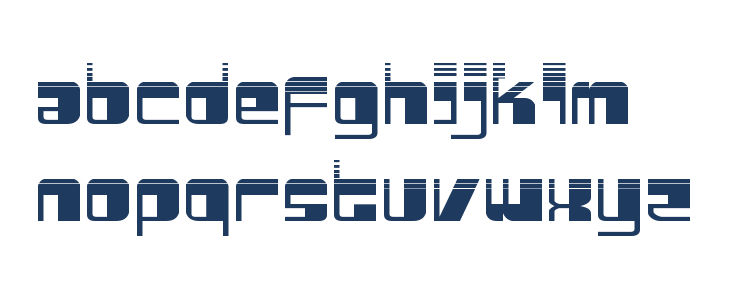 Drosselmeyer Halftone Lowercase