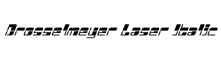 Drosselmeyer Laser Italic  Descarca Fonturi Gratis