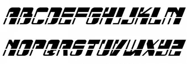 Drosselmeyer Laser Italic फ़ॉन्ट अपरकेस
