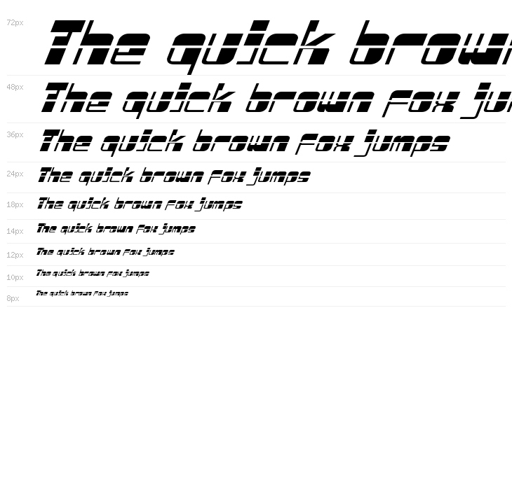 Drosselmeyer Laser Italic Waterfall