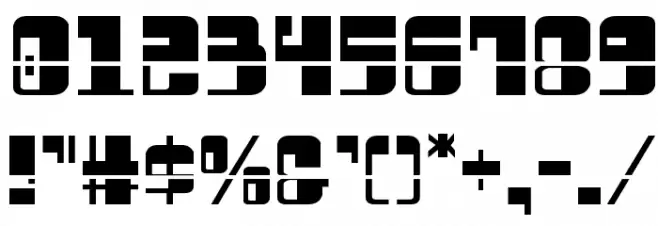 Drosselmeyer Laser Font OTHER CHARS