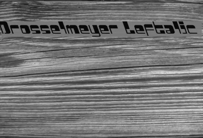 Drosselmeyer Leftalic Example 3