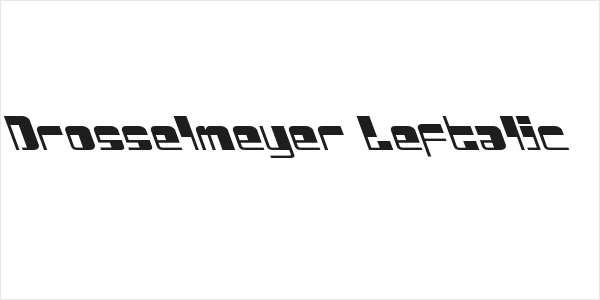 Drosselmeyer Leftalic Logo