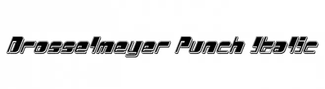 Drosselmeyer Punch Italic  Fuentes Gratis Descargar
