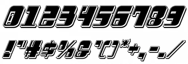 Drosselmeyer Punch Italic Font OTHER CHARS