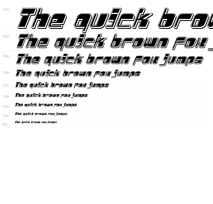 Drosselmeyer Punch Italic Waterfall