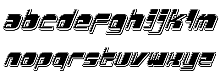 Drosselmeyer Punch Italic Font LOWERCASE