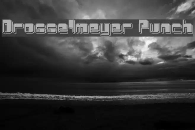 Drosselmeyer Punch Font examples