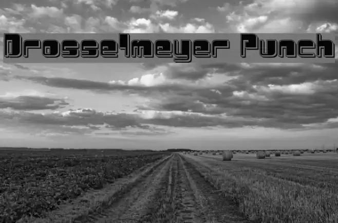 Drosselmeyer Punch Font examples