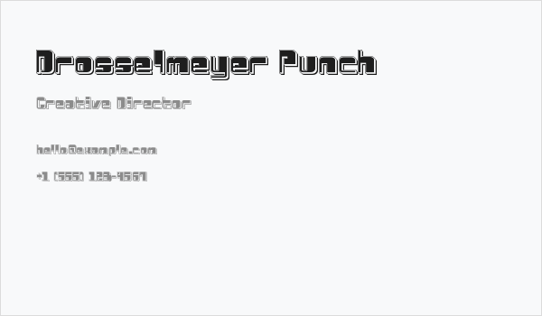 Drosselmeyer Punch Business Card
