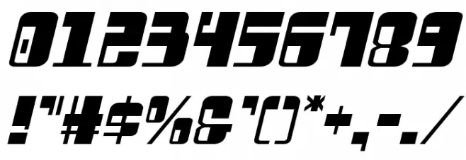 Drosselmeyer Semi-Italic Font OTHER CHARS