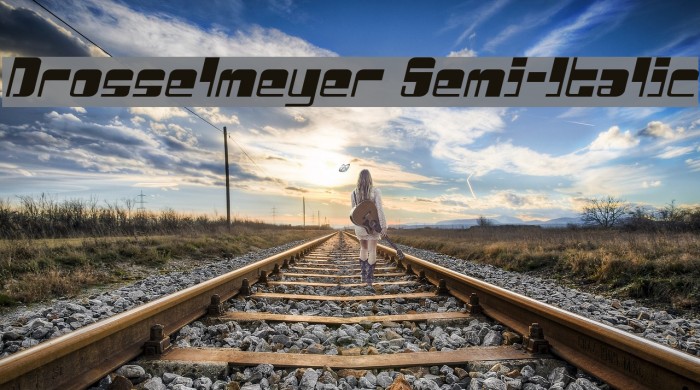 Drosselmeyer Semi-Italic Example 3