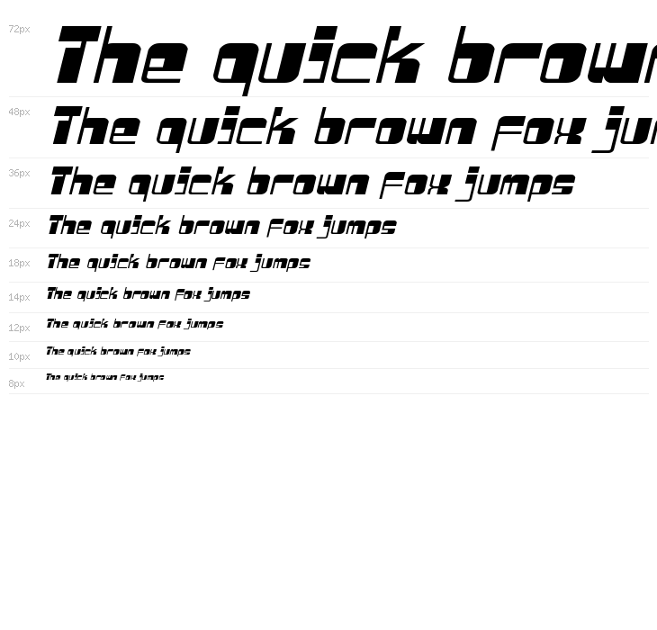 Drosselmeyer Semi-Italic Waterfall