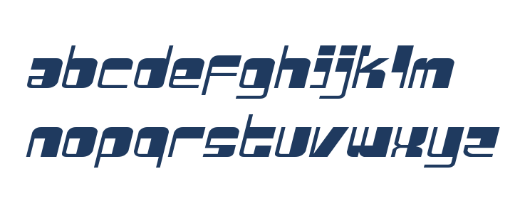 Drosselmeyer Semi-Italic Lowercase