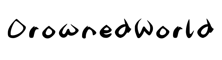 DrownedWorld  font caratteri gratis