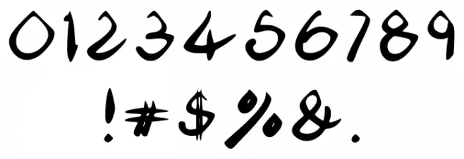 DrownedWorld フォント その他の文字