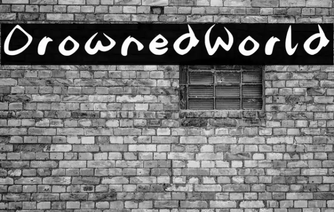DrownedWorld フォント examples