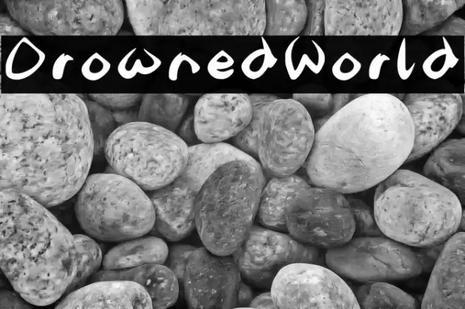 DrownedWorld フォント examples