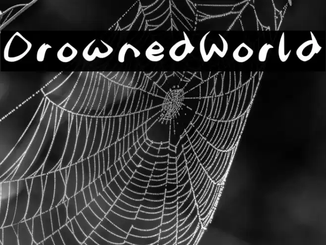 DrownedWorld フォント examples