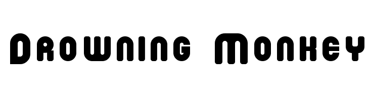 Drowning Monkey  font caratteri gratis