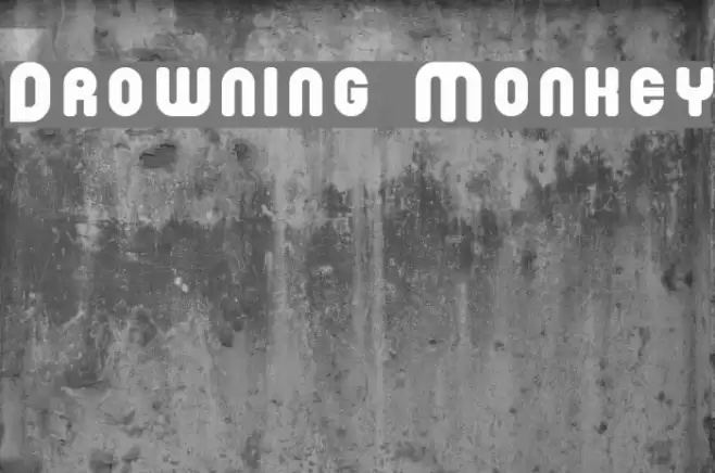 Drowning Monkey Font examples