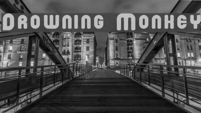 Drowning Monkey Font examples
