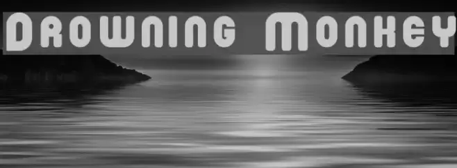 Drowning Monkey Font examples