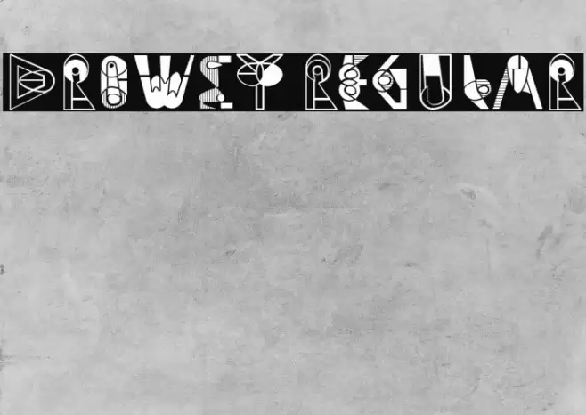 Drowsy Regular フォント examples